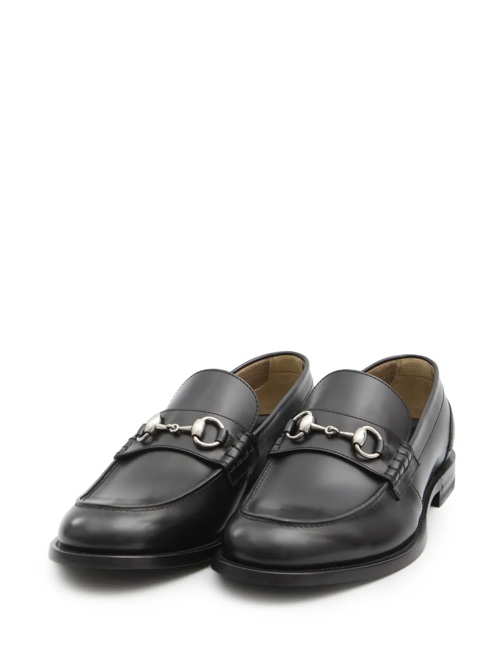 Gucci Horsebit leren loafers Zwart