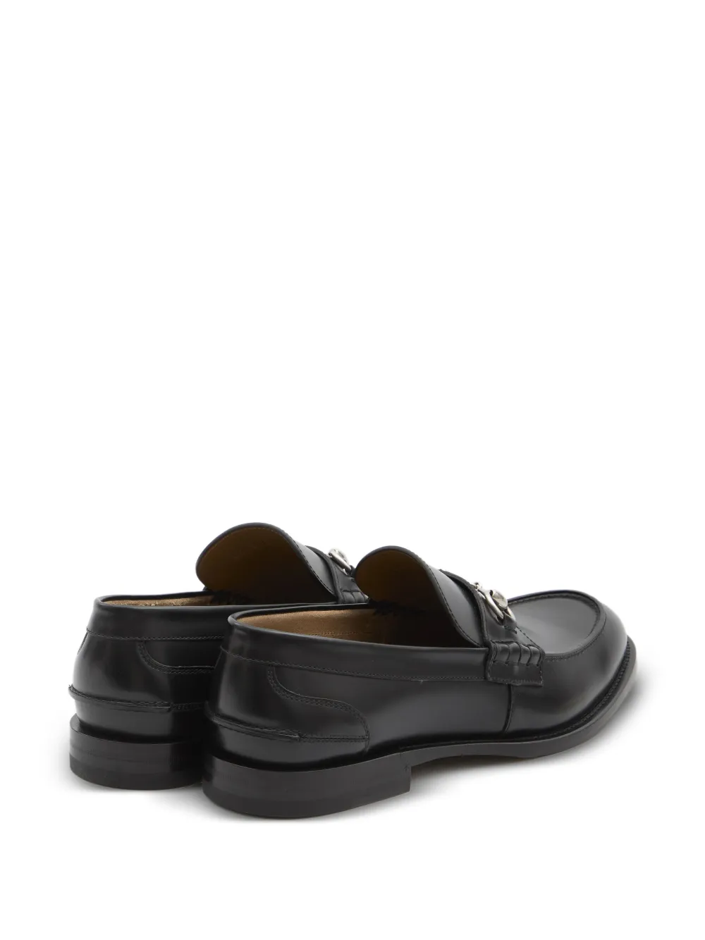 Gucci Horsebit leren loafers Zwart