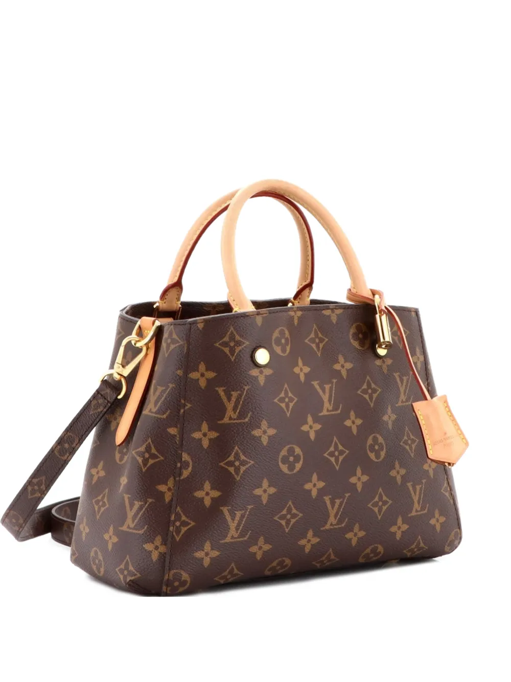 Louis Vuitton Pre-Owned Montaigne Handbag Monogram Canvas BB satchel - Marrone