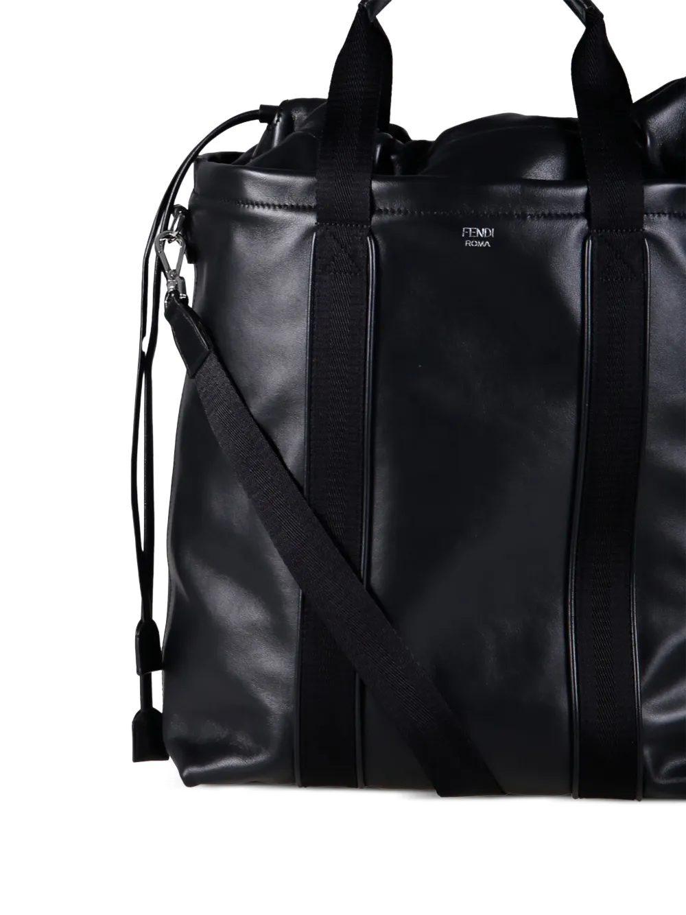 FENDI Flux shopper met logoprint Zwart