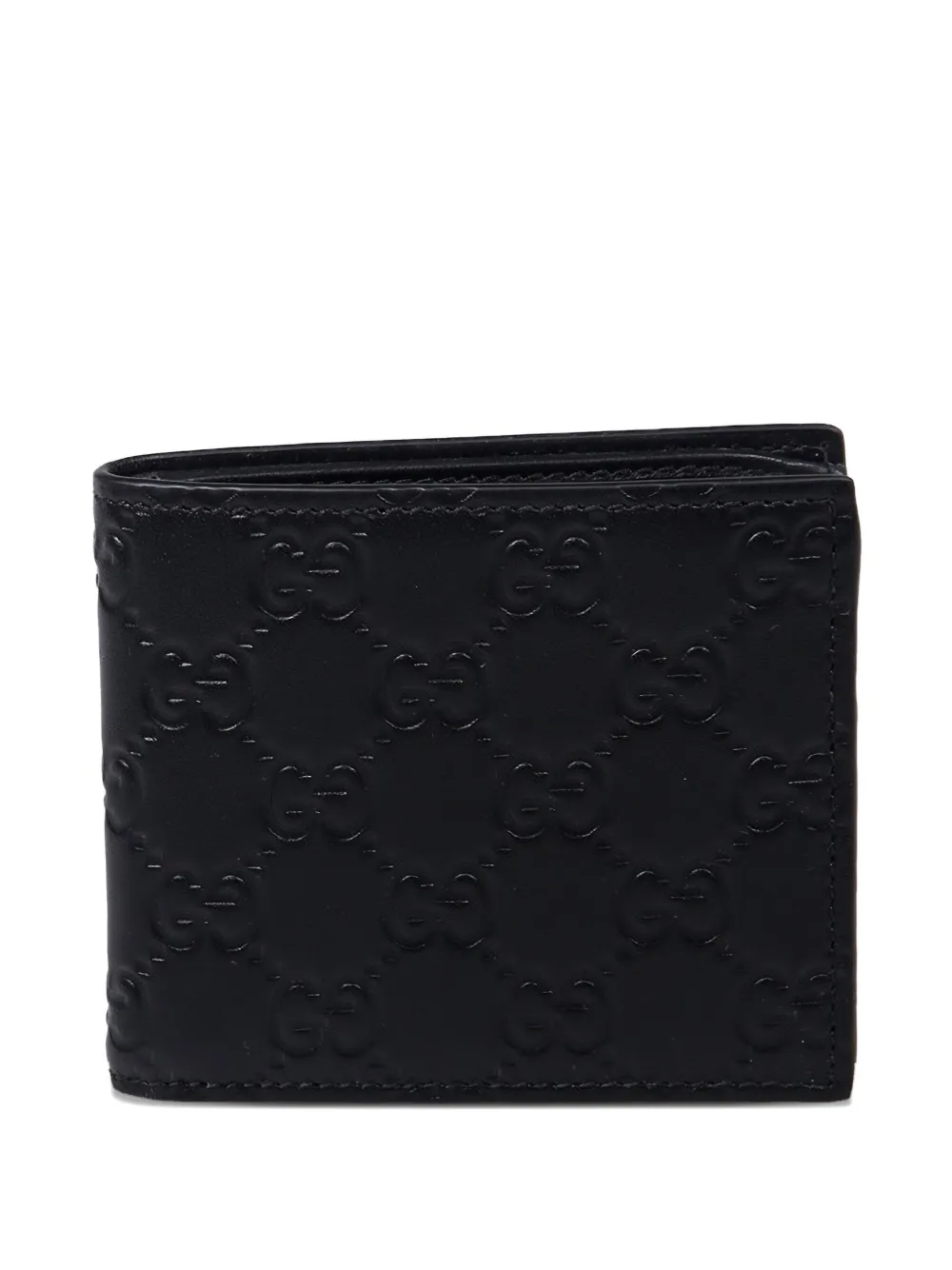 Gucci Gg-motif Wallet In Black