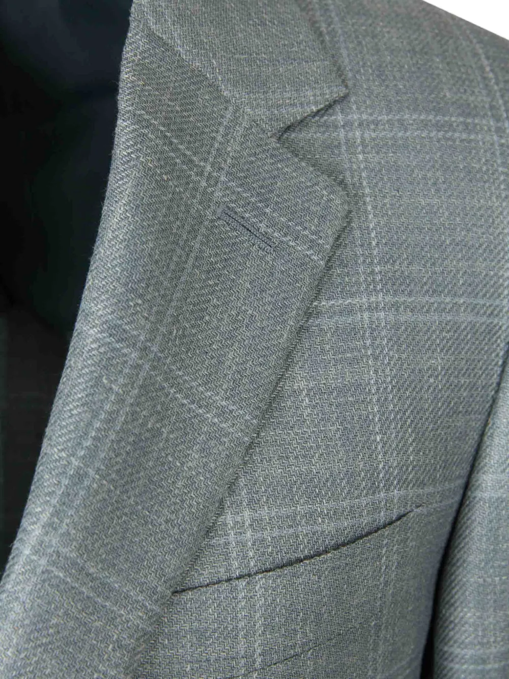 Canali Geruite blazer Grijs