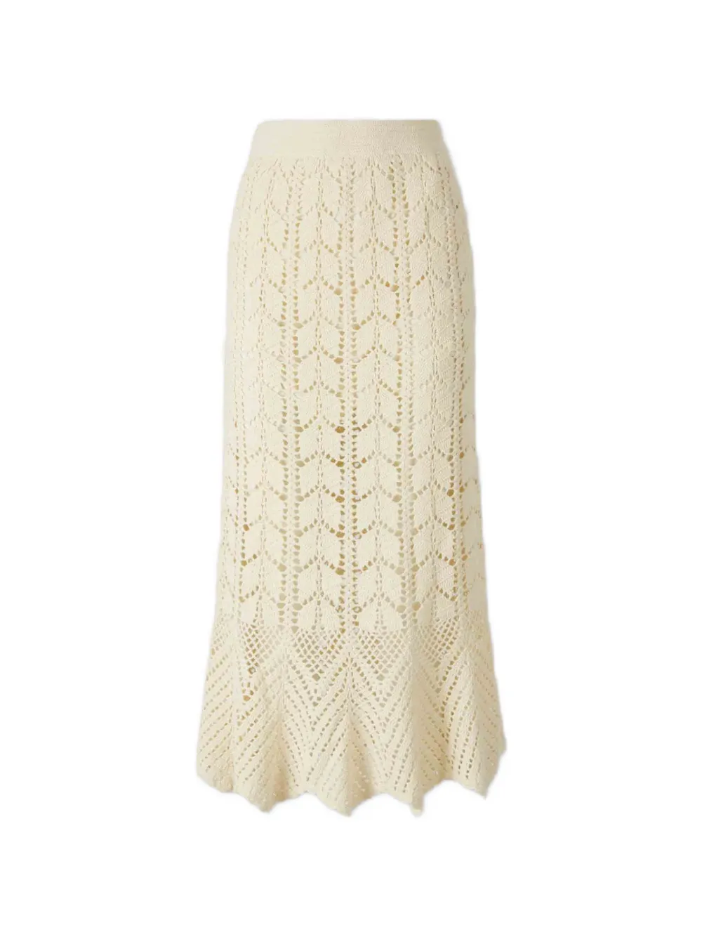 ZIMMERMANN crochet skirt - Beige