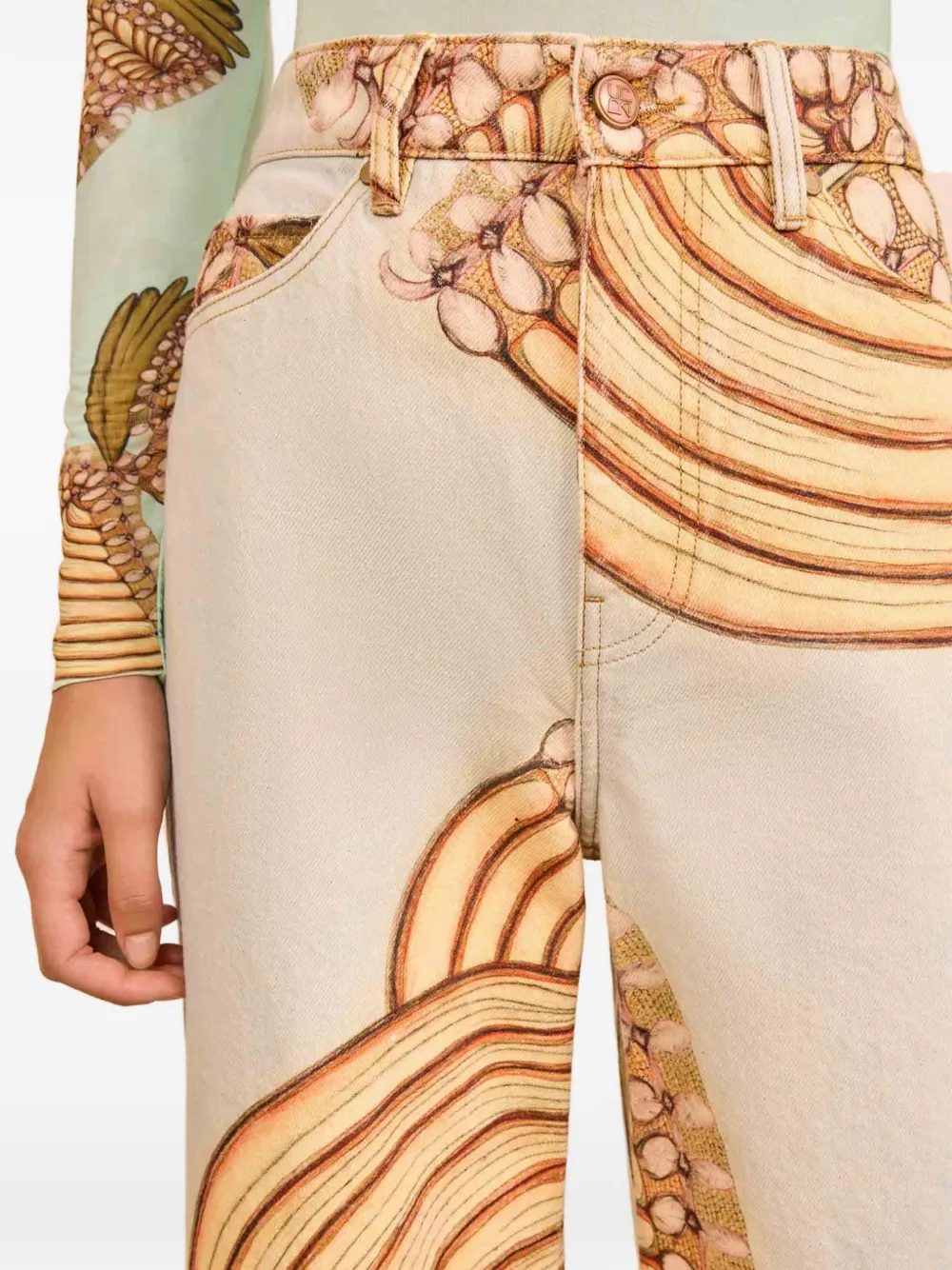 Ulla Johnson Willow jeans met wijde pijpen Blauw