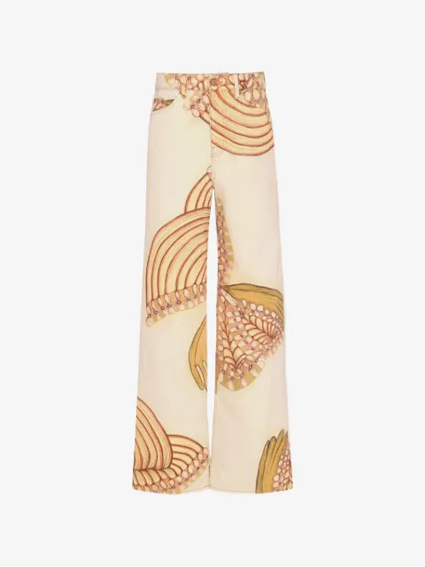 Ulla Johnson широкие джинсы Willow