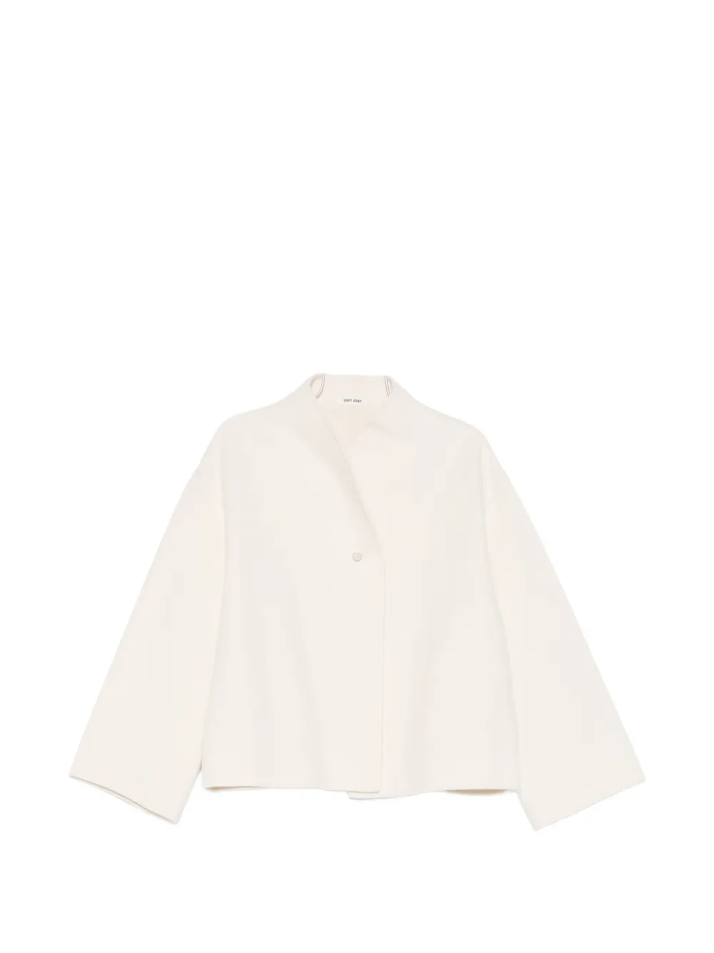 Soft Goat open-front jacket - Toni neutri