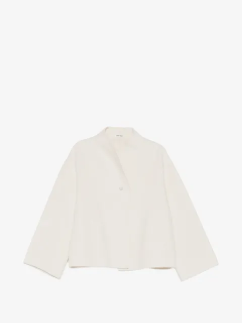 Soft Goat open-front jacket