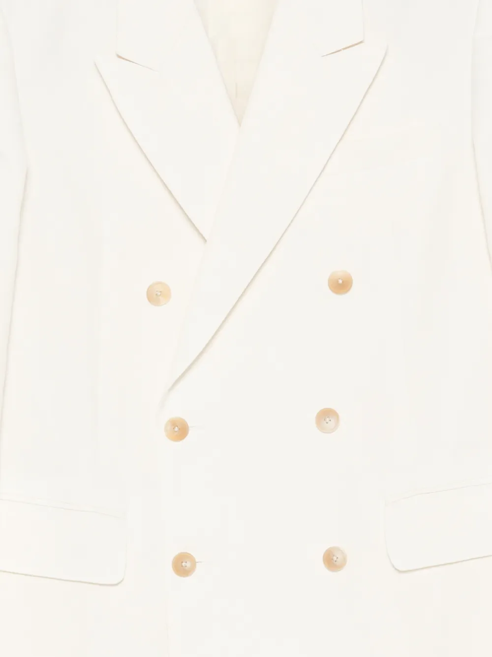  Auralee Double-breasted Blazer - Neutrals 