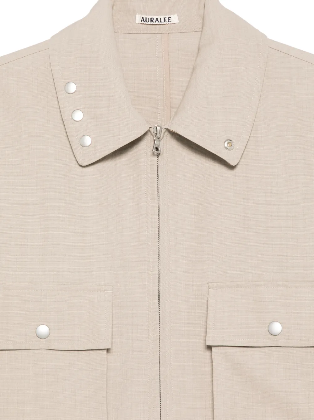  Auralee Flap-pocket Coat - Neutrals 