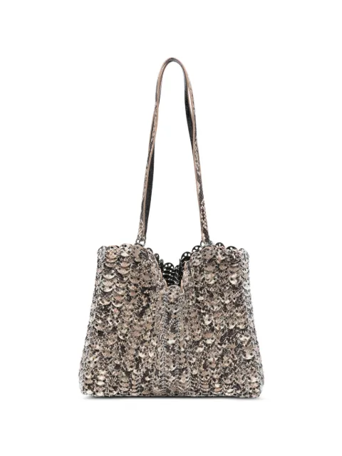 Rabanne 1969 Flip reversible disc-embellished shoulder bag 