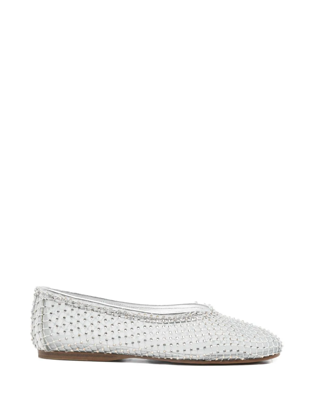 Forte Forte Embellished Ballet Flats In White