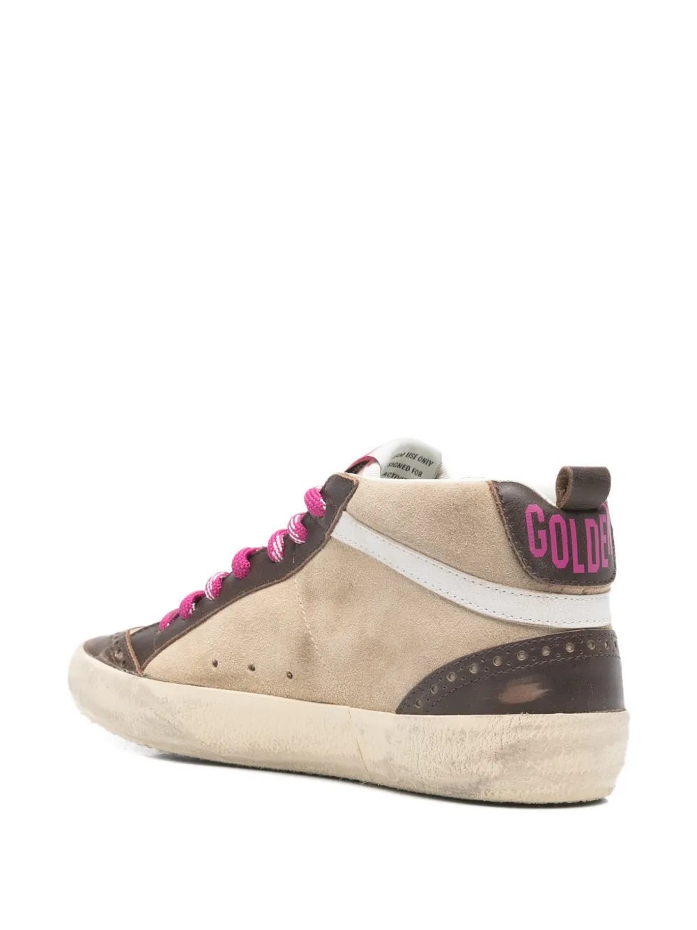 Golden Goose Sneakers met ster Beige