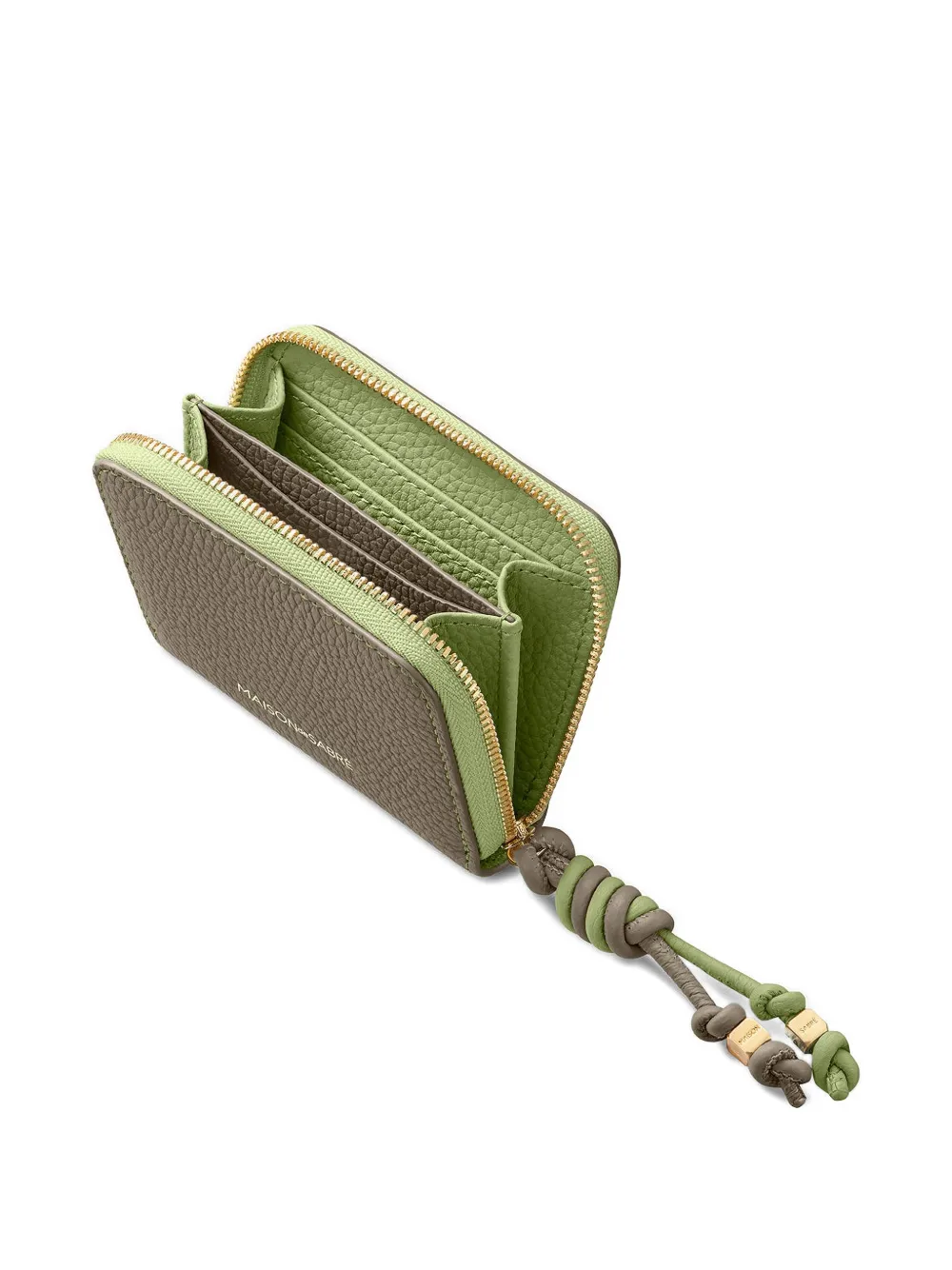  Maison De Sabré Small Leather Zip-fastening Wallet - Brown 