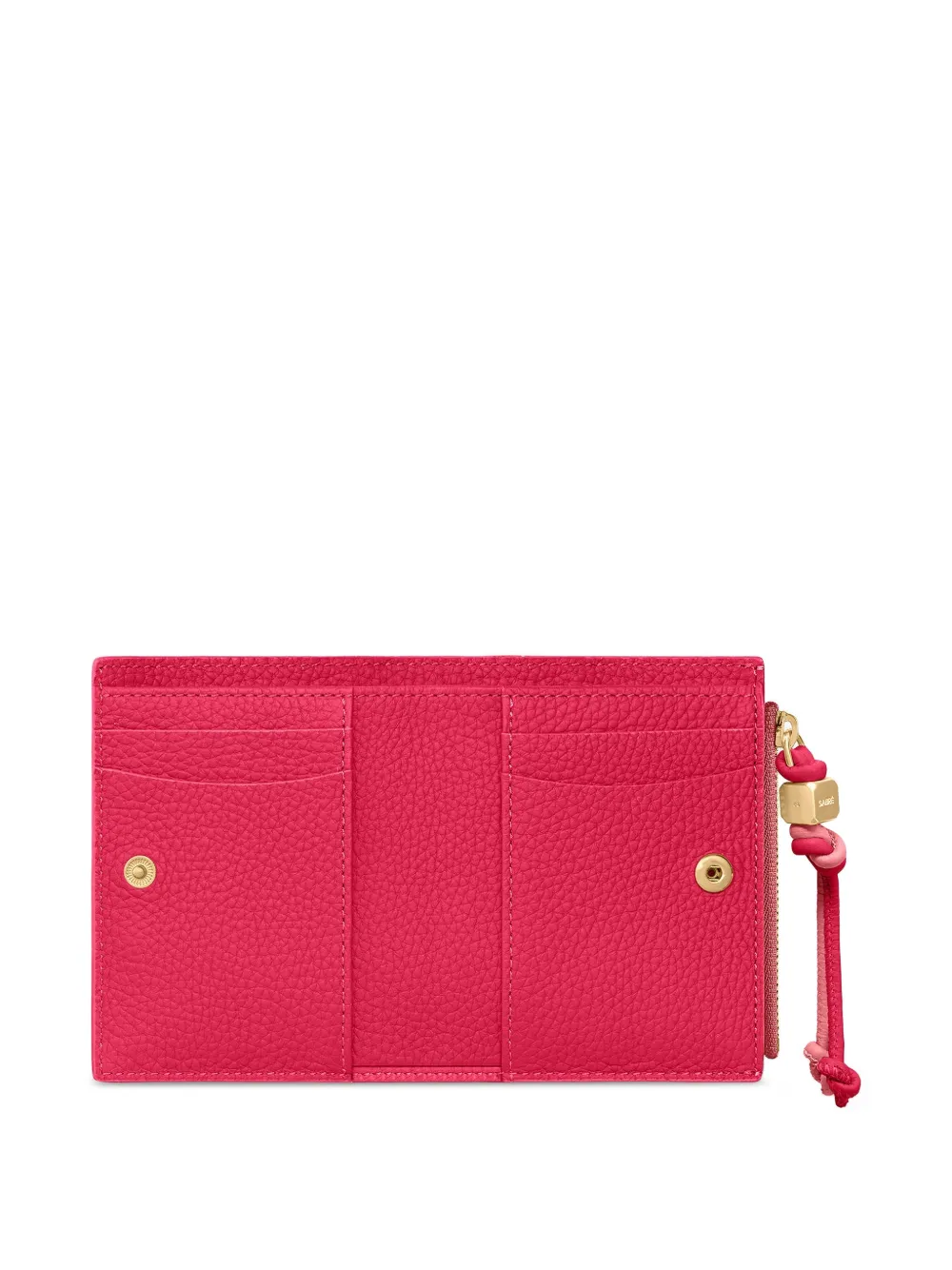  Maison De Sabré Small Bifold Leather Wallet - Pink 