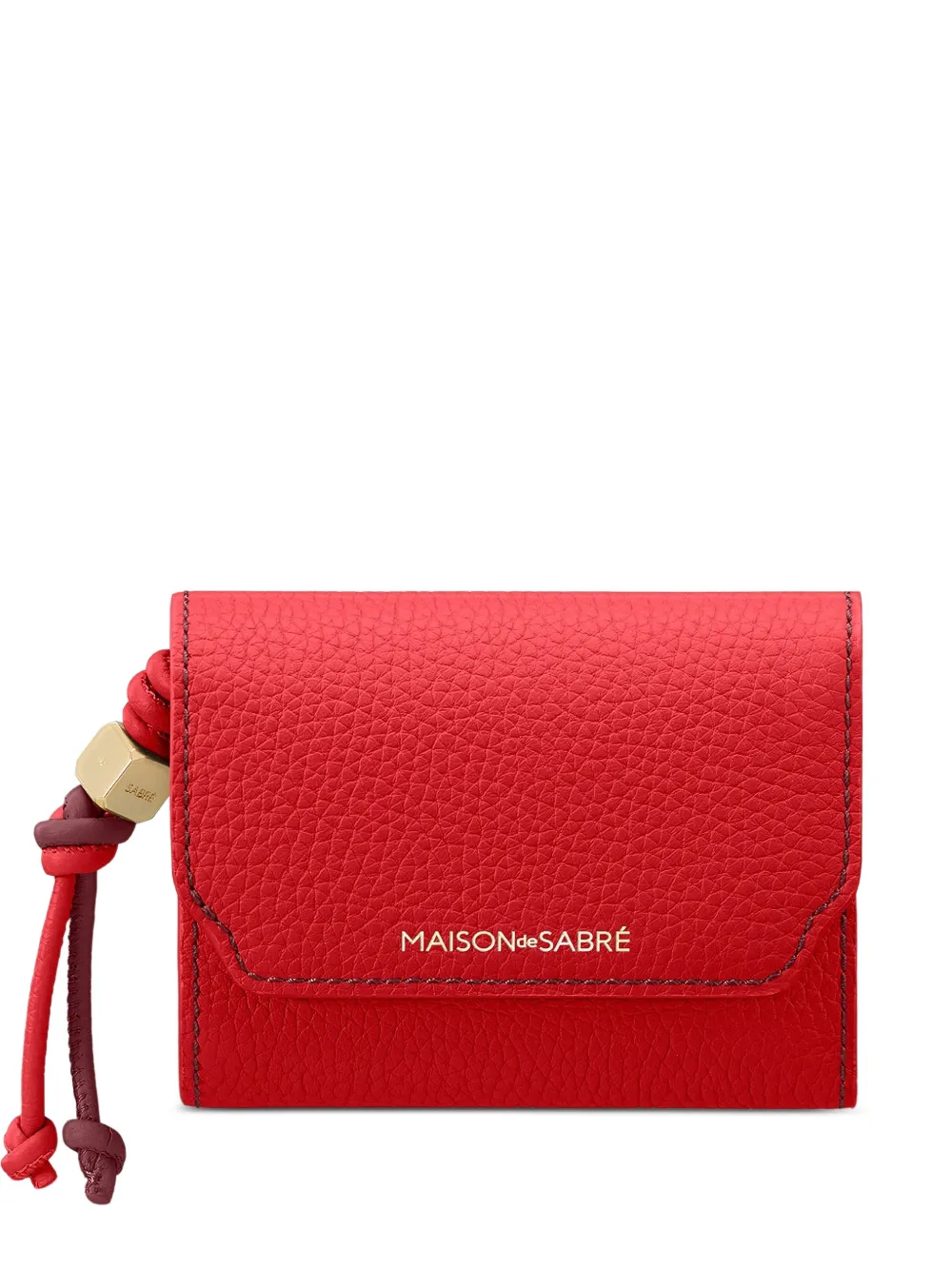 MAISON de SABRÉ Portafoglio tri-fold - Rosso