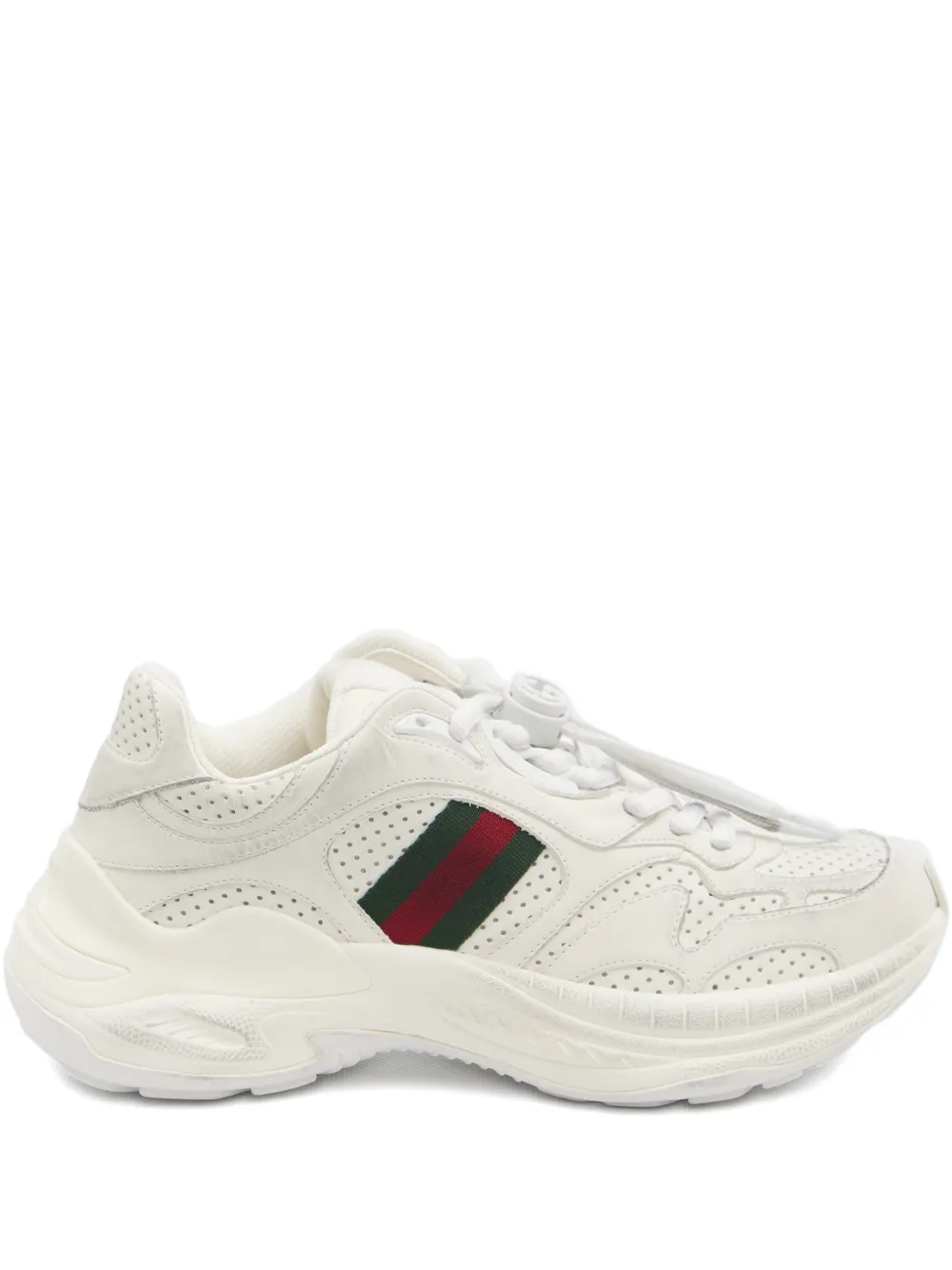 Gucci Rochelle geperforeerde sneakers Wit