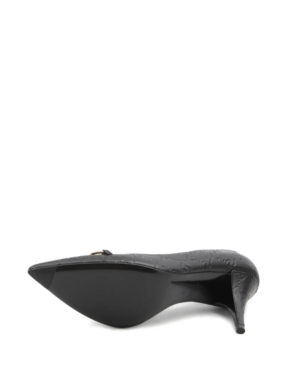 Gucci Horsebit leather pumps Zwart