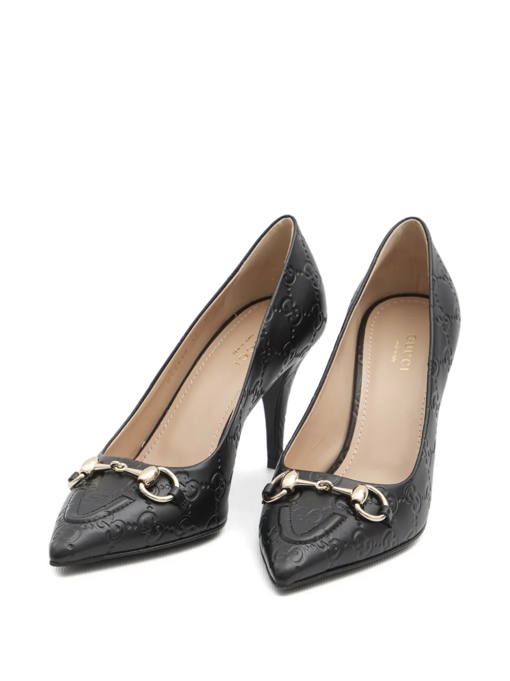 Gucci Horsebit leather pumps Zwart