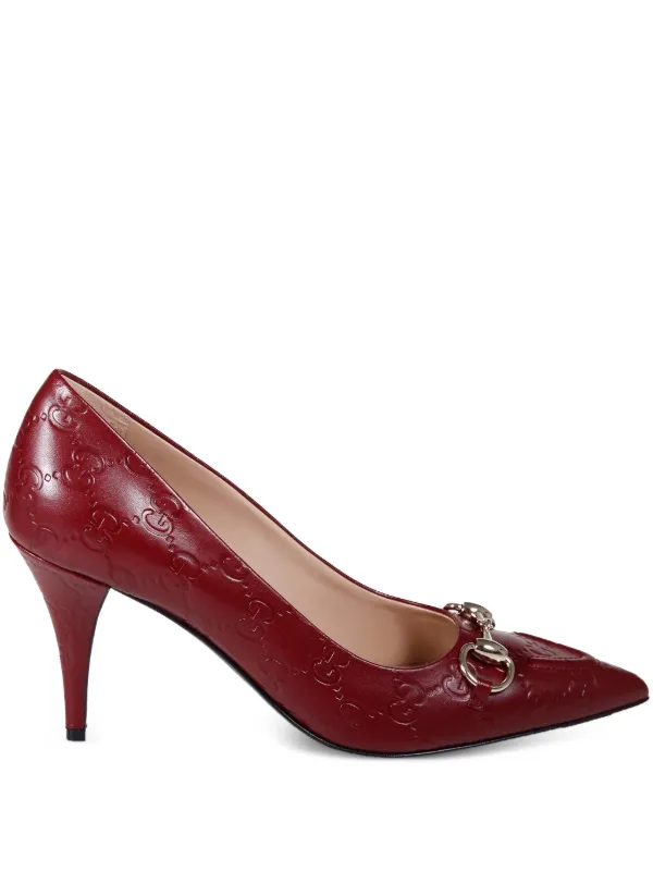 Gucci Horsebit Pump in Red