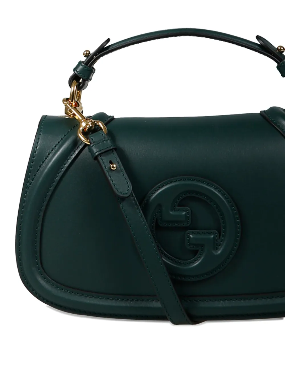 Gucci Blondie medium shopper met logo-reliëf Groen