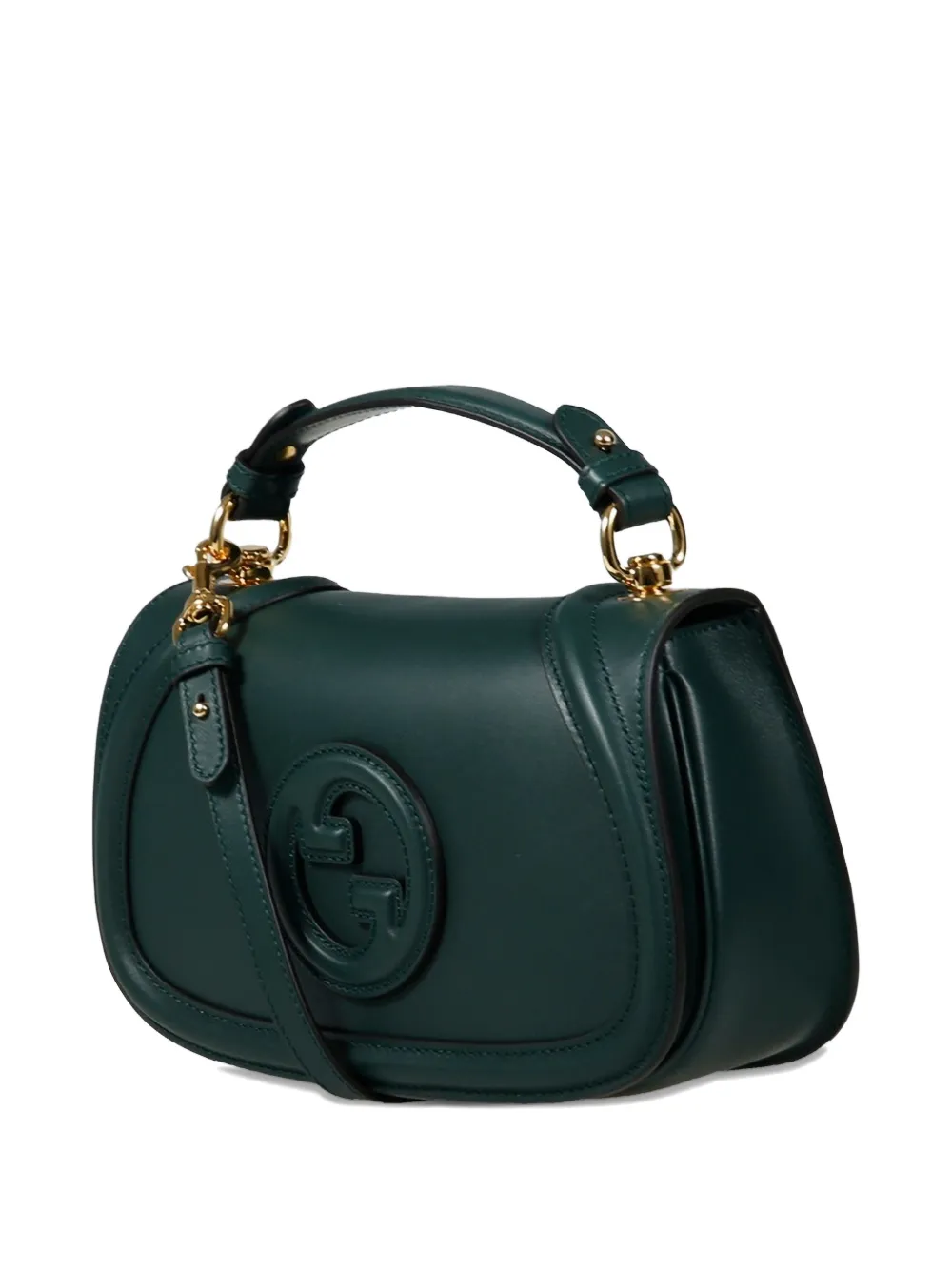 Gucci Blondie medium shopper met logo-reliëf Groen