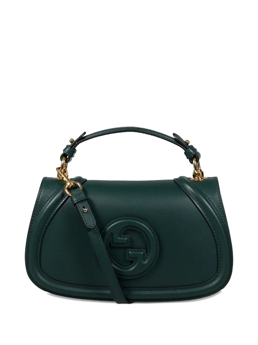 Gucci medium Blondie logo-embossed tote bag - Grün