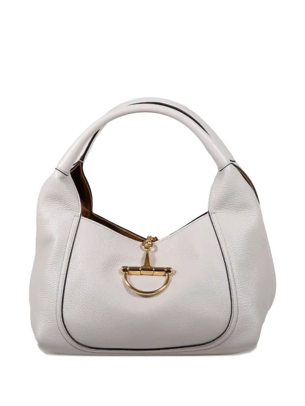Gucci Top Handle Shoulder Bag in White