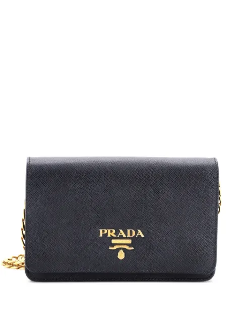 Prada Pre-Owned Chain Wallet Saffiano Leather crossbody bag