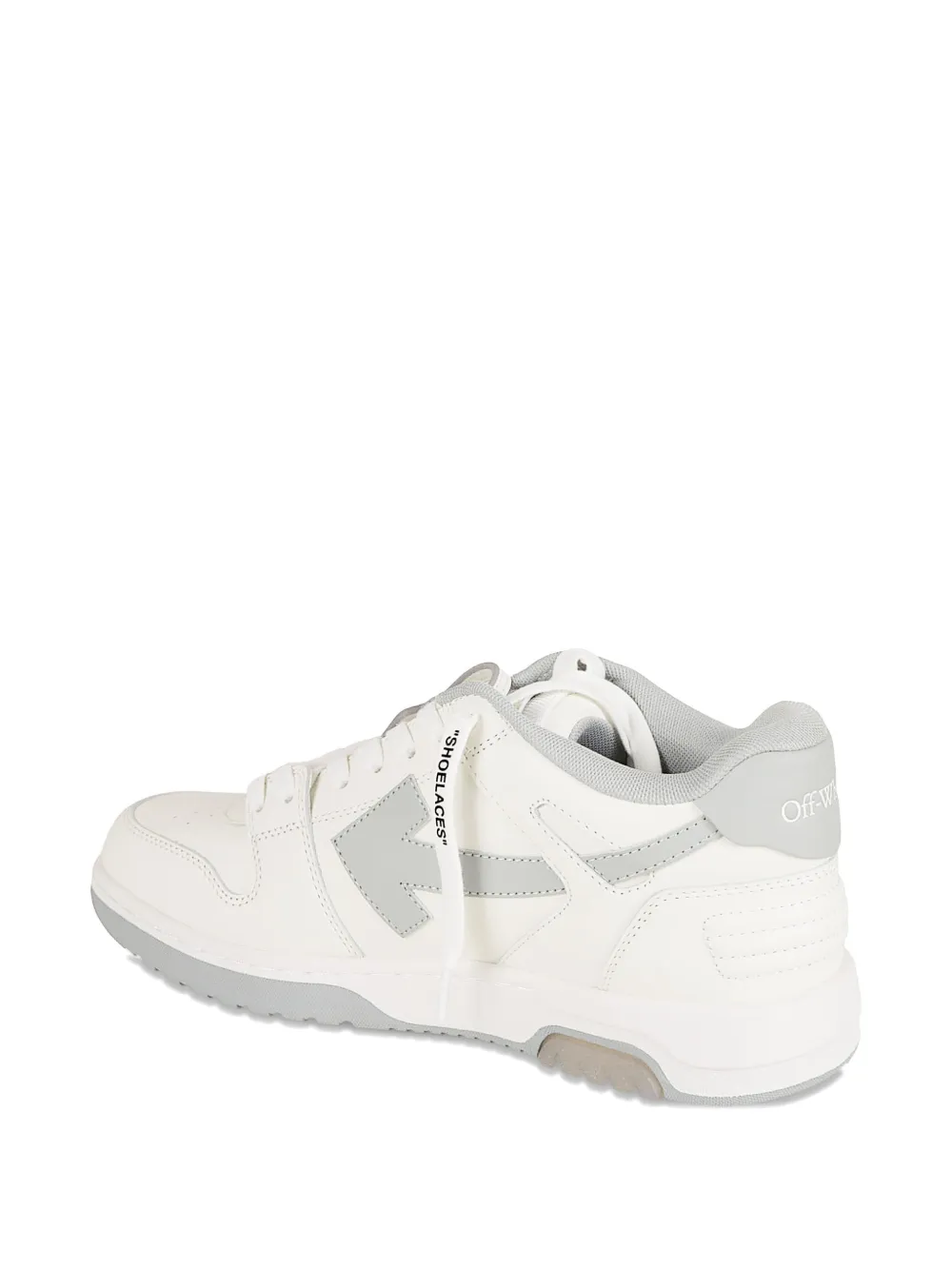 Off-White Out Of Office leather sneakers Wit