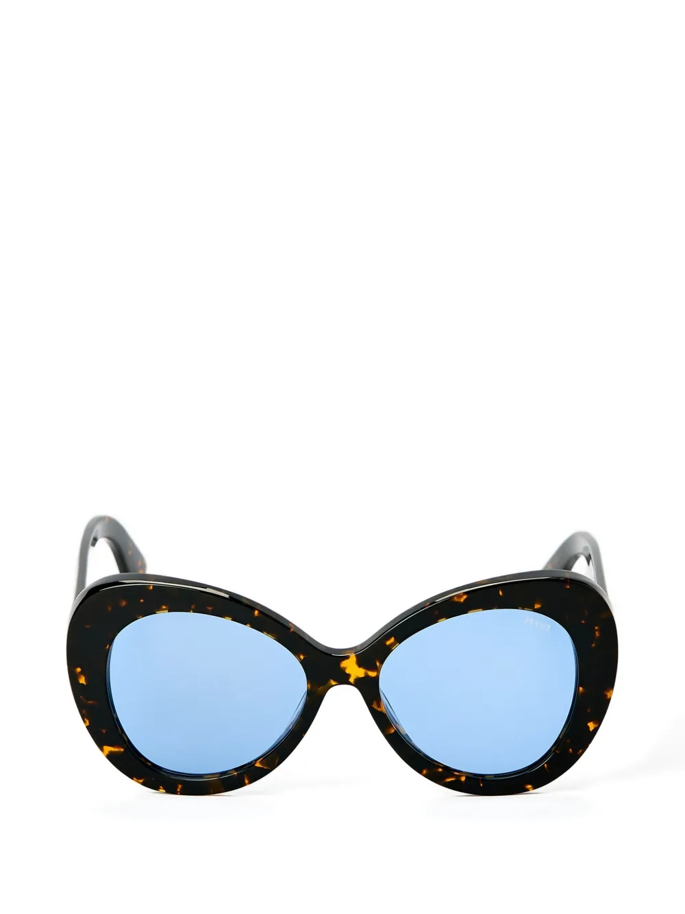 Pucci Round Sunglasses In Brown