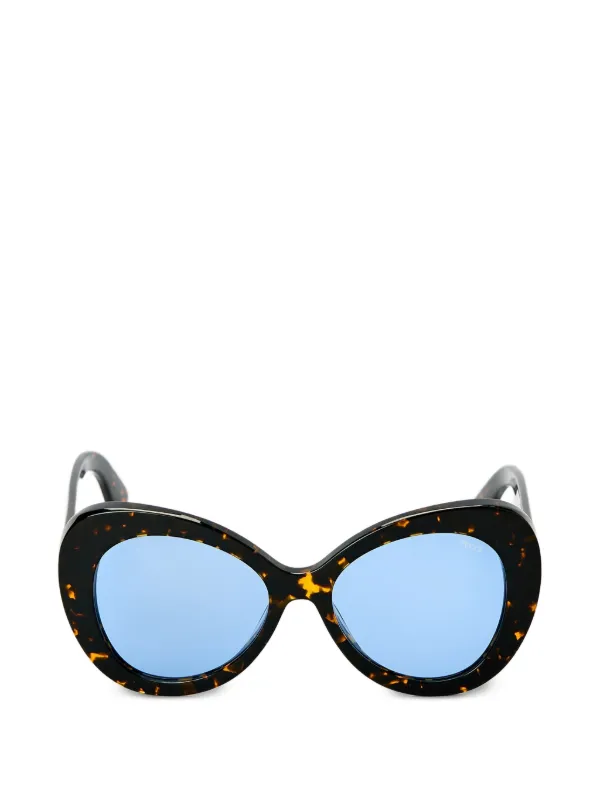 Pucci Round Sunglasses in Brown