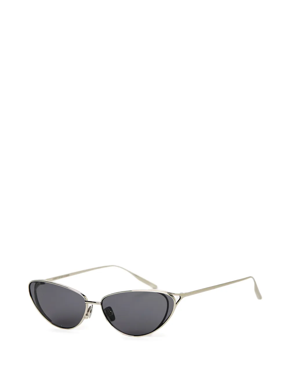 Christopher Esber Milla 96 zonnebril met cat-eye montuur Zilver