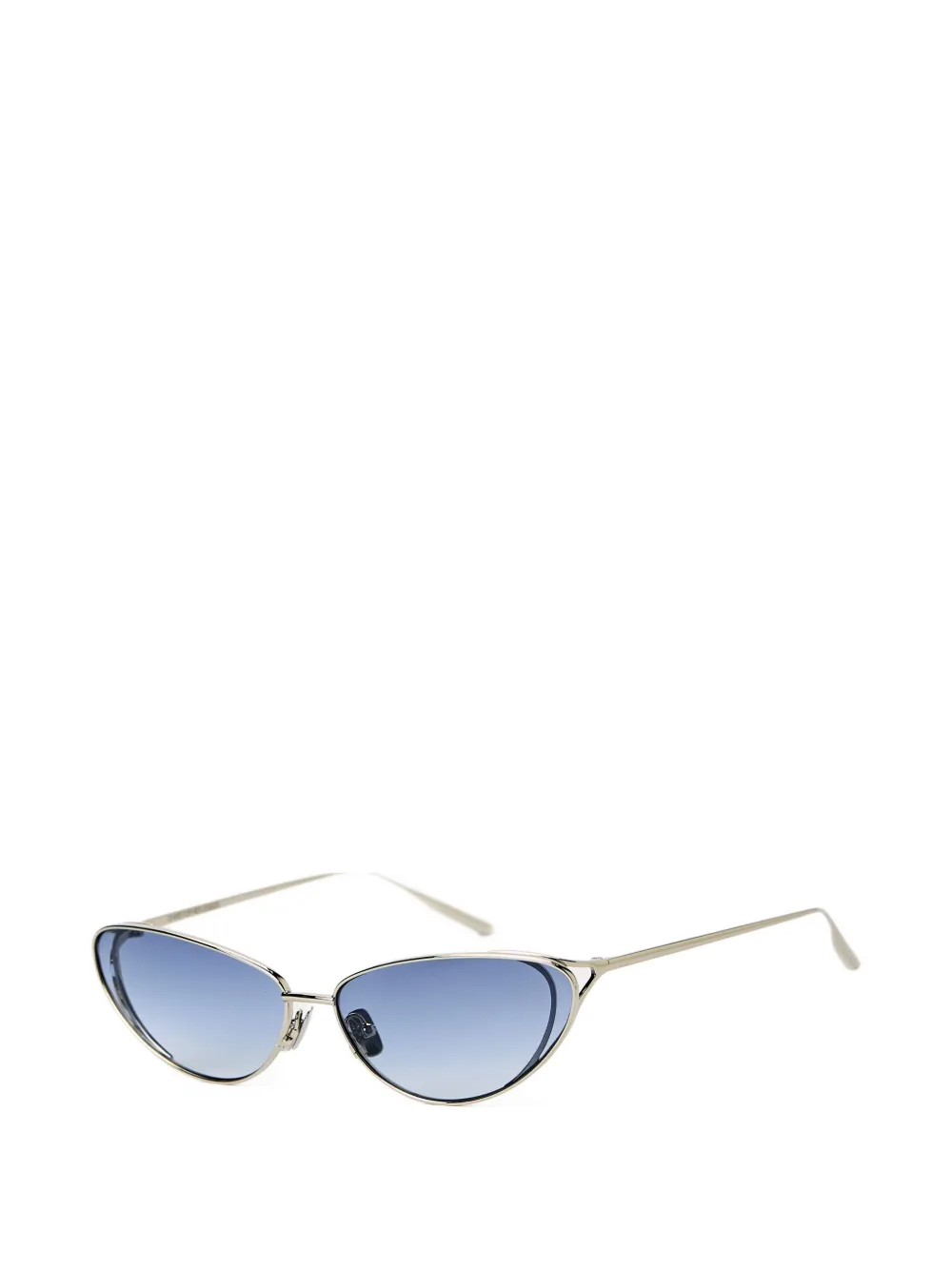  Christopher Esber Milla 96 Cat-eye Sunglasses - Silver 