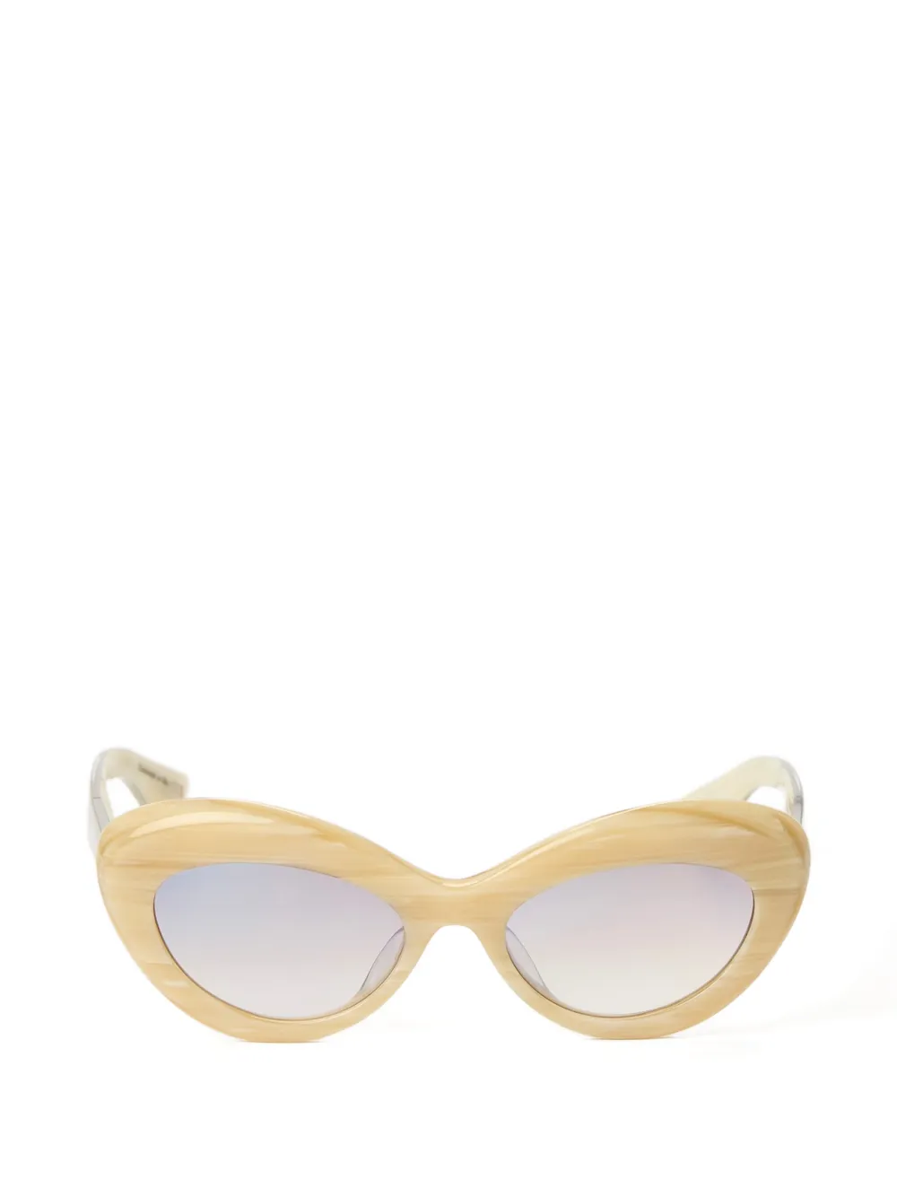 KHAITE oval cat-eye sunglasses - Toni neutri
