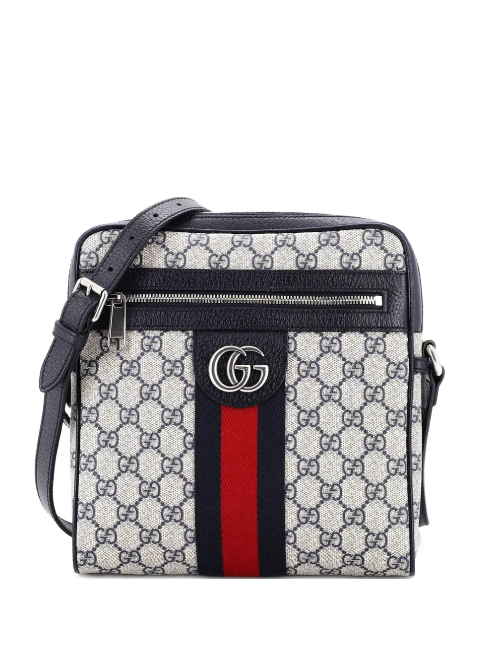 Gucci Pre-Owned Ophidia Messenger Bag GG Coated Canvas Small crossbody bag - Blu