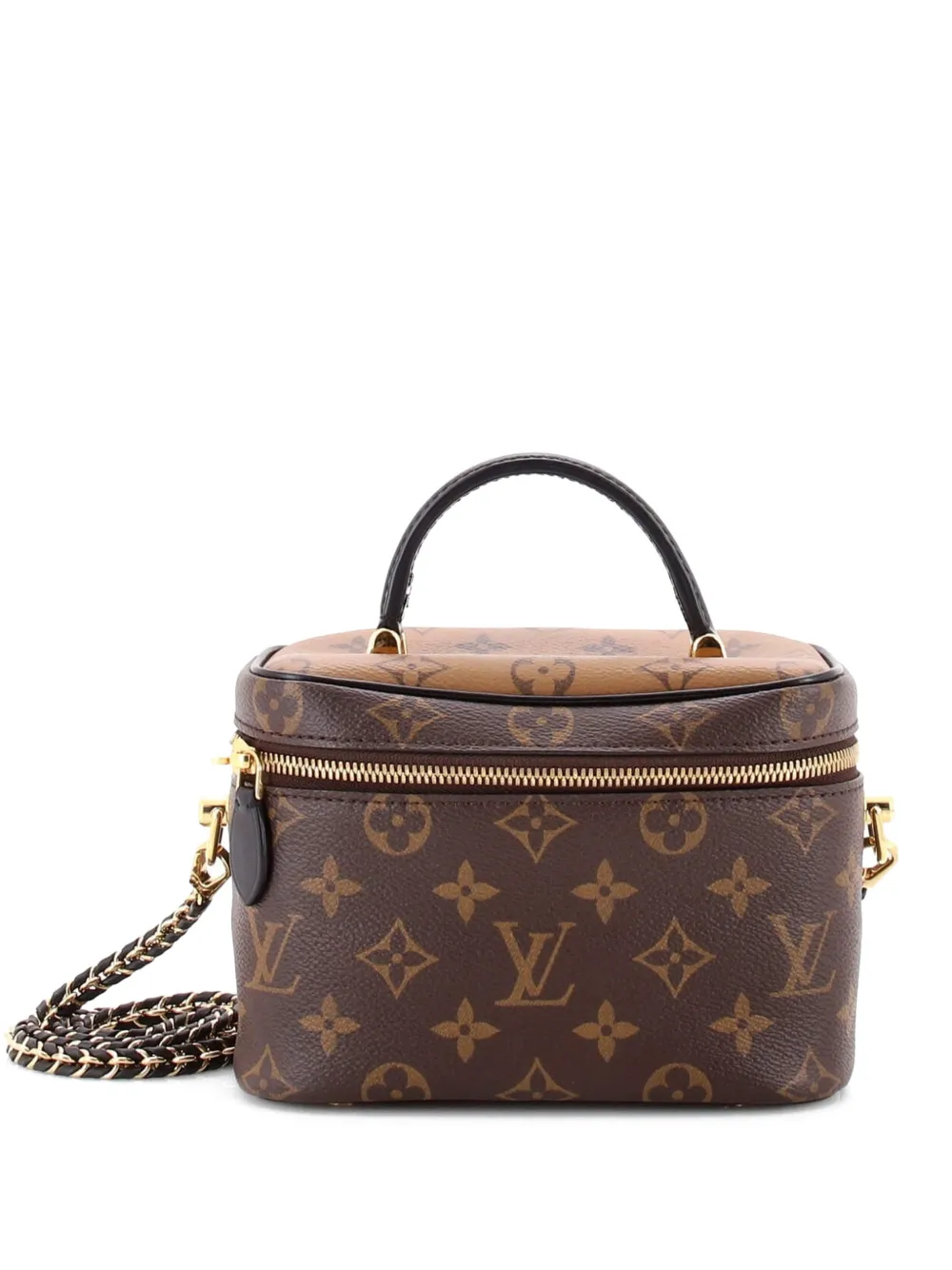 Louis Vuitton Pre-Owned Vanity Handbag Reverse Monogram Canvas PM satchel - Marrone