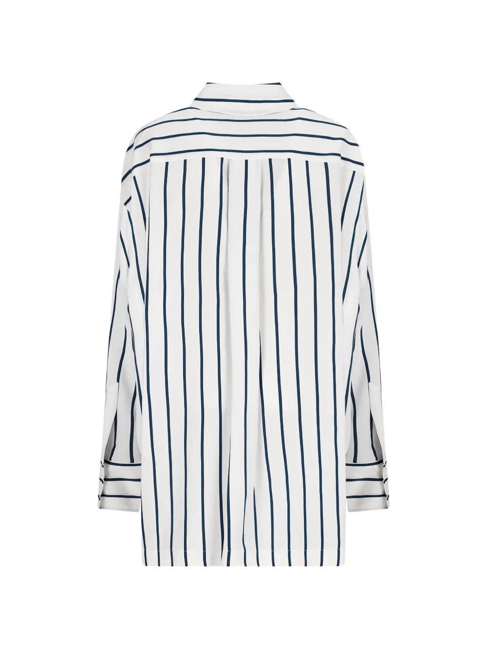 The Attico Diana striped shirt - Wit