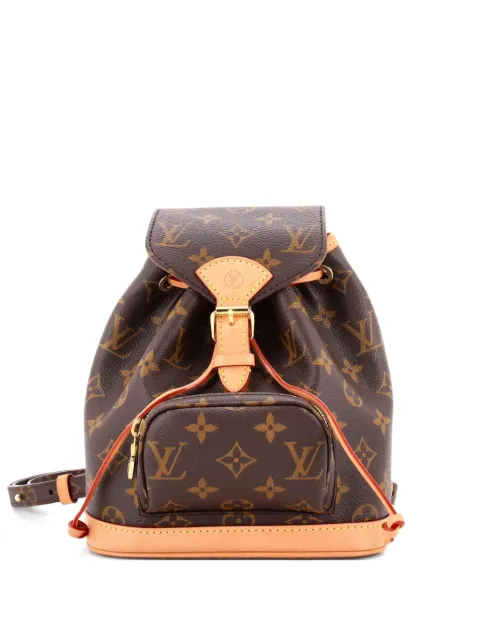 Louis Vuitton Pre-Owned Montsouris NNM Monogram Canvas Mini backpack