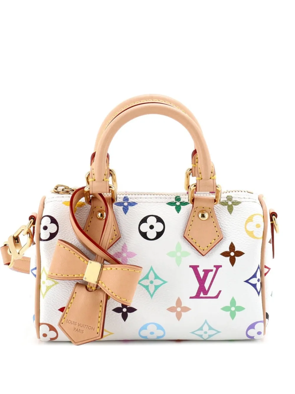 Louis Vuitton Pre-Owned x Takashi Murakami Speedy Bandouliere NM Bag Monogram Multicolor Nano satchel - Multicolore