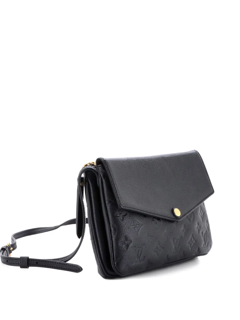 Louis Vuitton Pre-Owned Twice Handbag Monogram Empreinte Leather crossbody bag - Nero