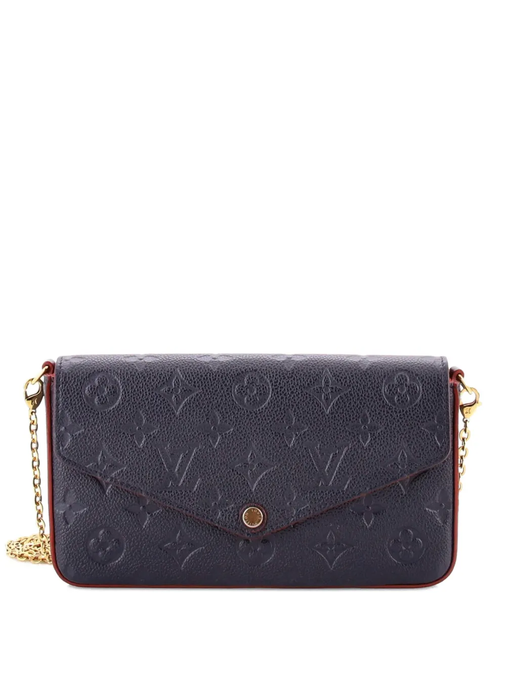 Louis Vuitton Pre-Owned Felicie Pochette Monogram Empreinte Leather crossbody bag - Blu