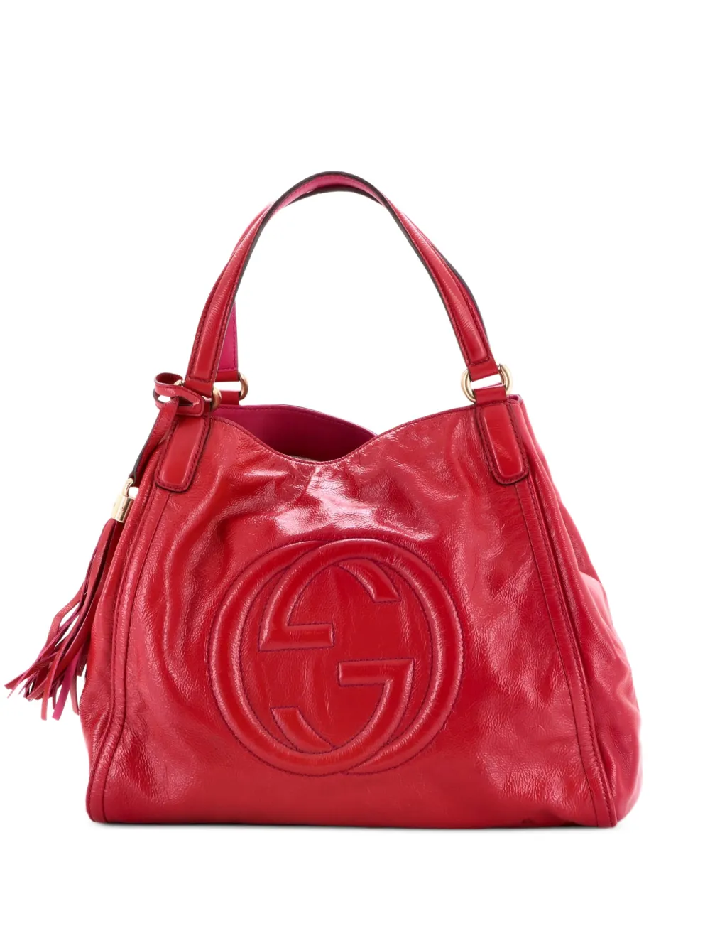 Gucci Pre-Owned Soho Patent Medium shoulder bag - Rosa