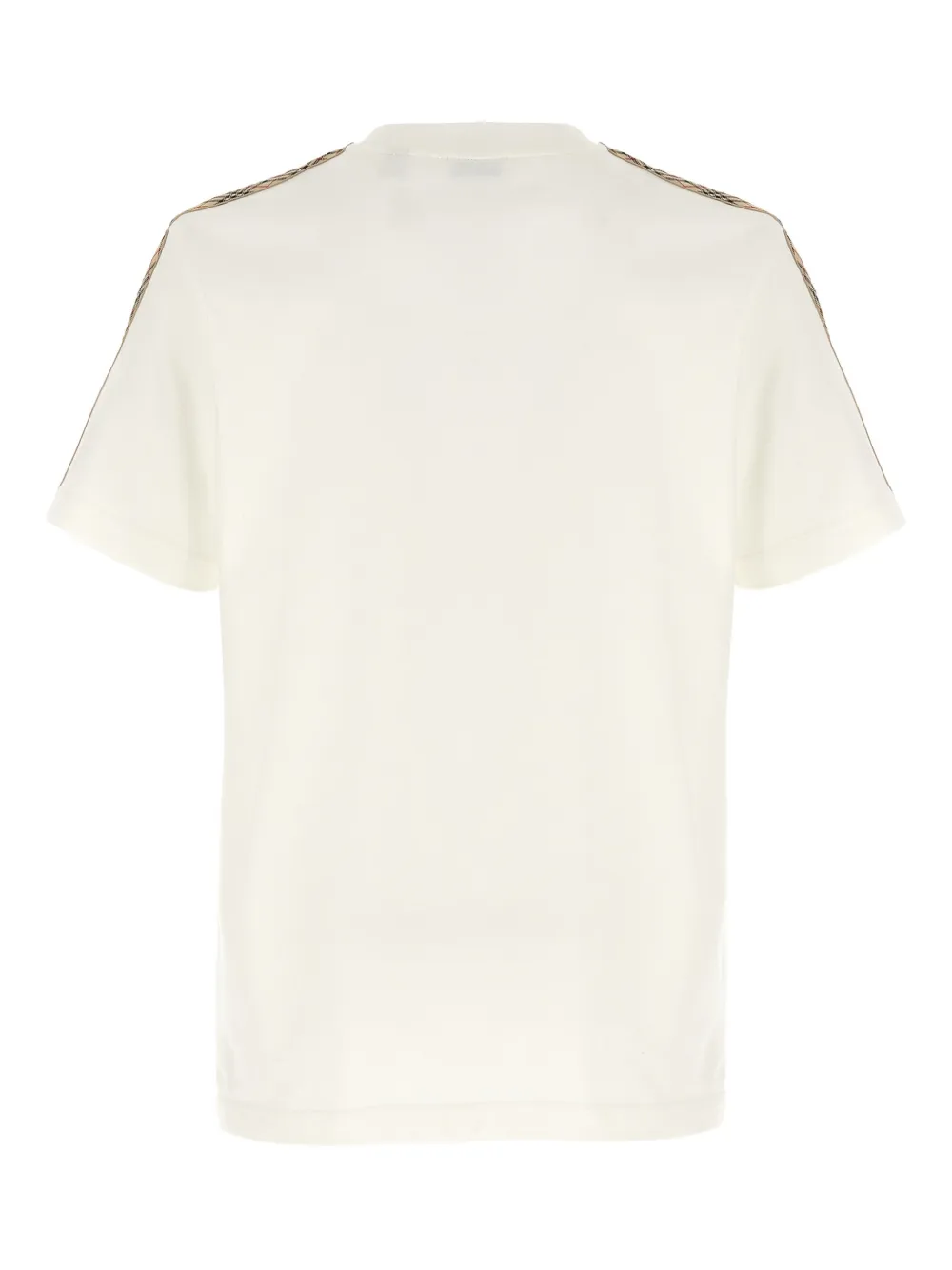 Burberry Check-trim T-shirt - Beige
