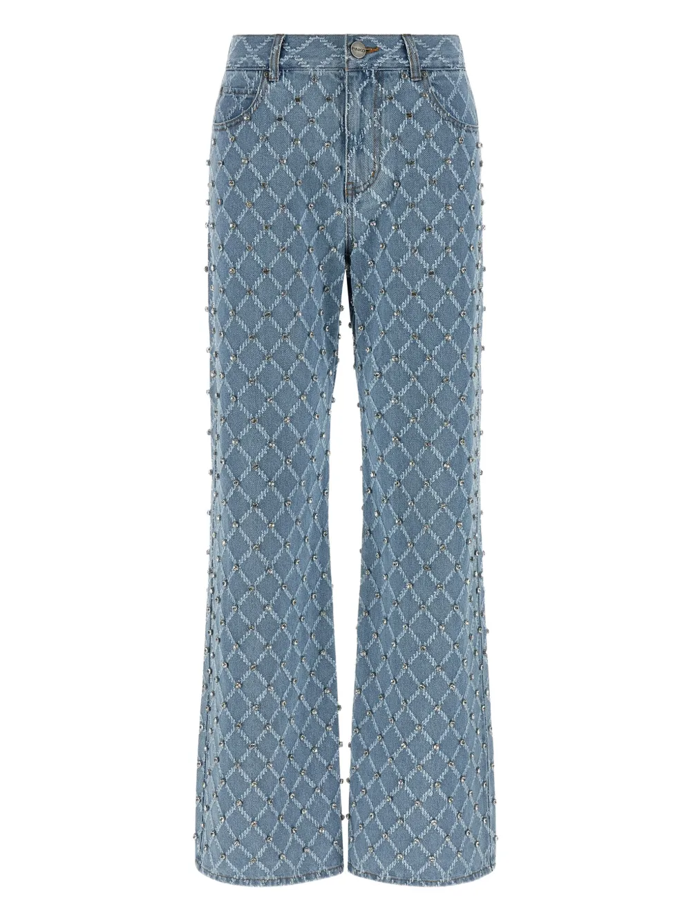 PINKO blue wide-leg jeans