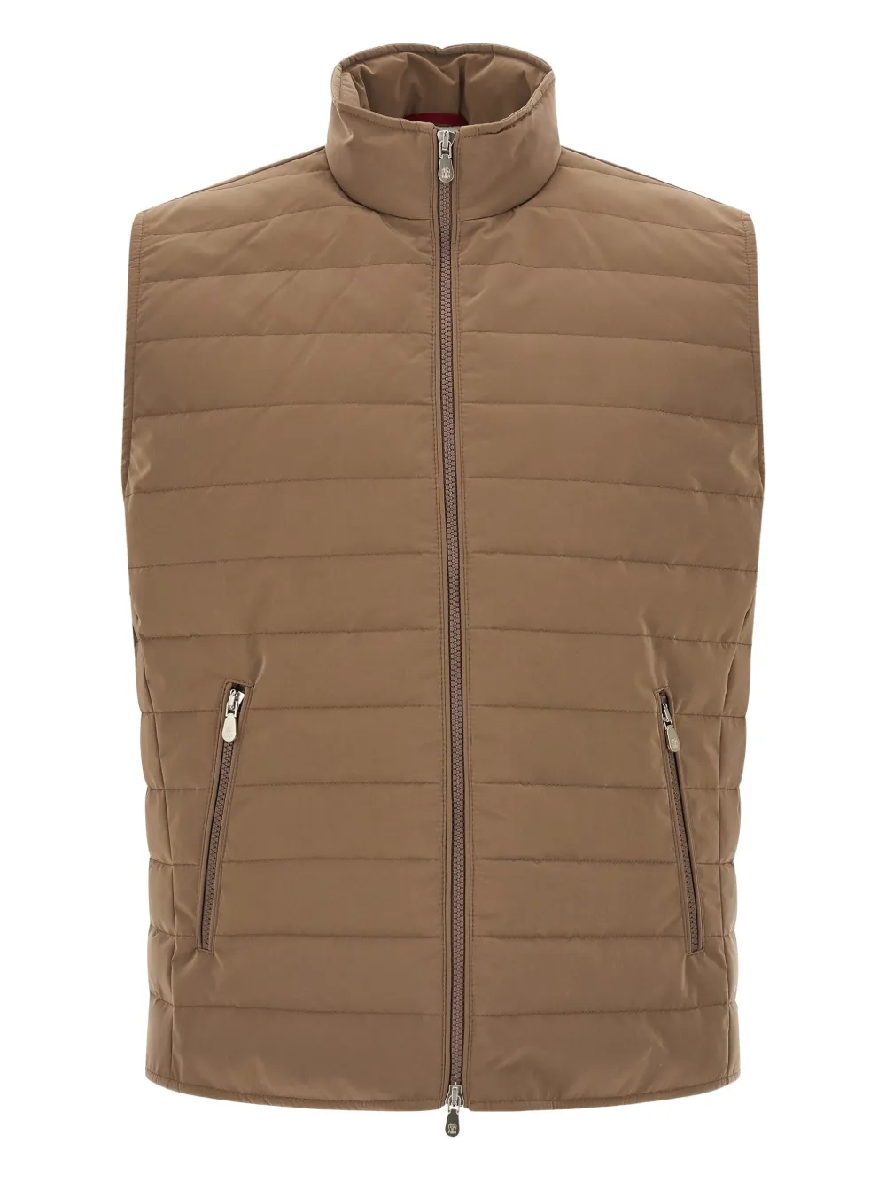 Brunello Cucinelli quilted gilet - Braun