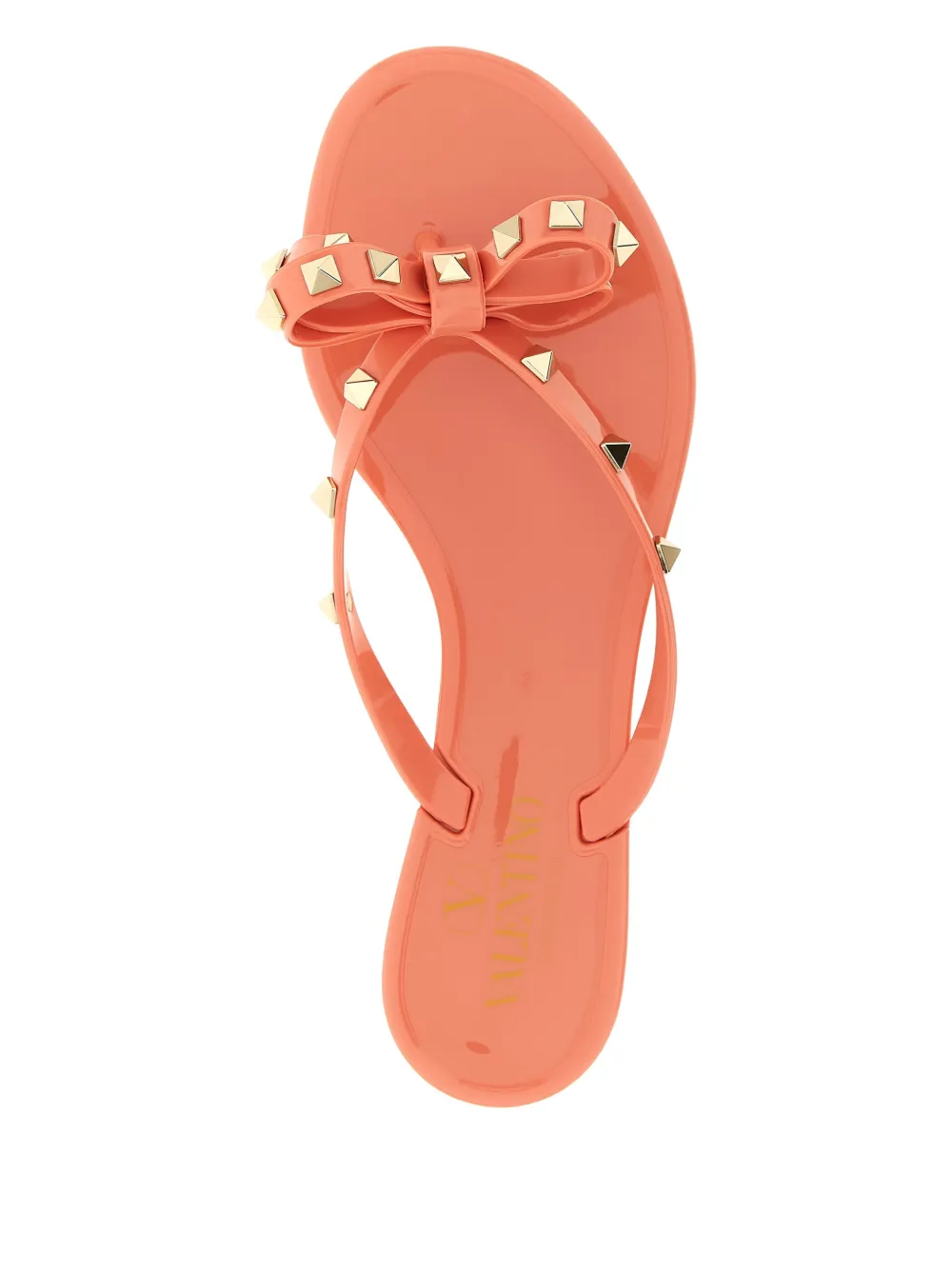 Valentino Garavani Rockstud slides Oranje