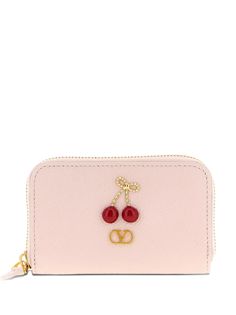 Valentino Garavani Cherryfic leather wallet - Rosa