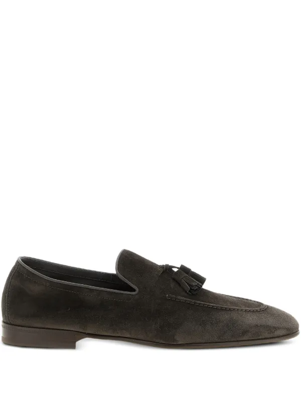Brunello Cucinelli Mocassim Com Detalhe De Tassel | Cinza