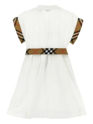 箱付き】 バーバリーベビー 74㎝ 9M チェックコットンドレス