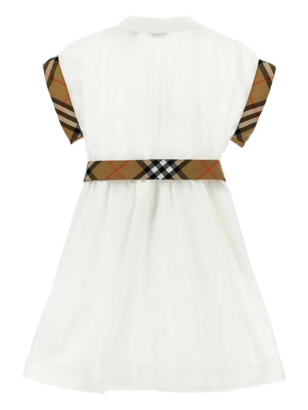 Burberry Kids Juliet ワンピース | ホワイト | FARFETCH JP
